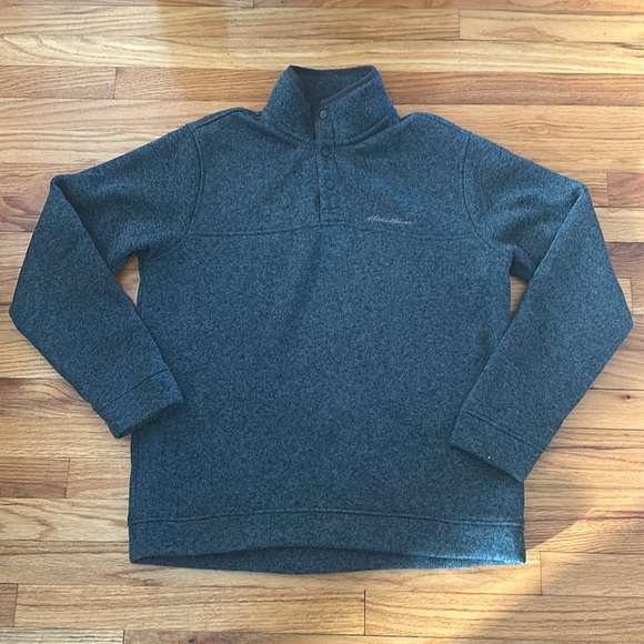 Eddie Bauer Fleece Top Sz L - Picture 4 of 9